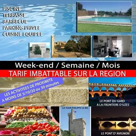 Appartamento D'une Avec Piscine Partagee Et Jardin Clos A Les Avignon *